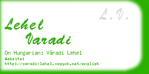 lehel varadi business card