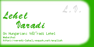 lehel varadi business card